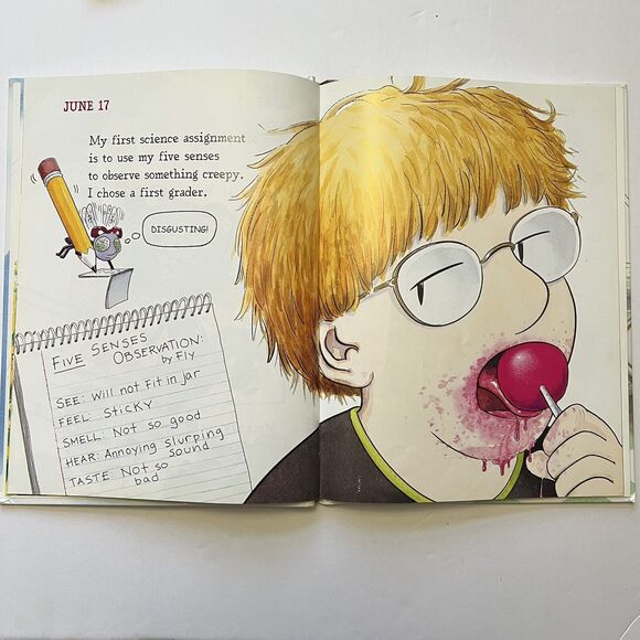 Set Of 2 Childrens Story Books Pigeon Has to Go to School and Diary of a Fly - Picture 4 of 12